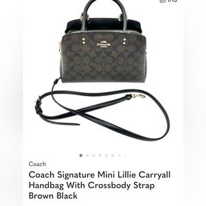 Coach Lillie Carryall Signature Canvas